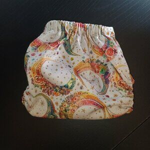 Pink Moons Witchy Moons OS Pocket Cloth Diaper w/ AWJ Inner by Texas Tushies